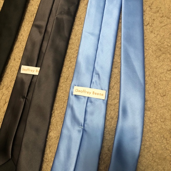 Geoffrey Beene Other - Set of 3 Geoffrey Beene black baby blue ties